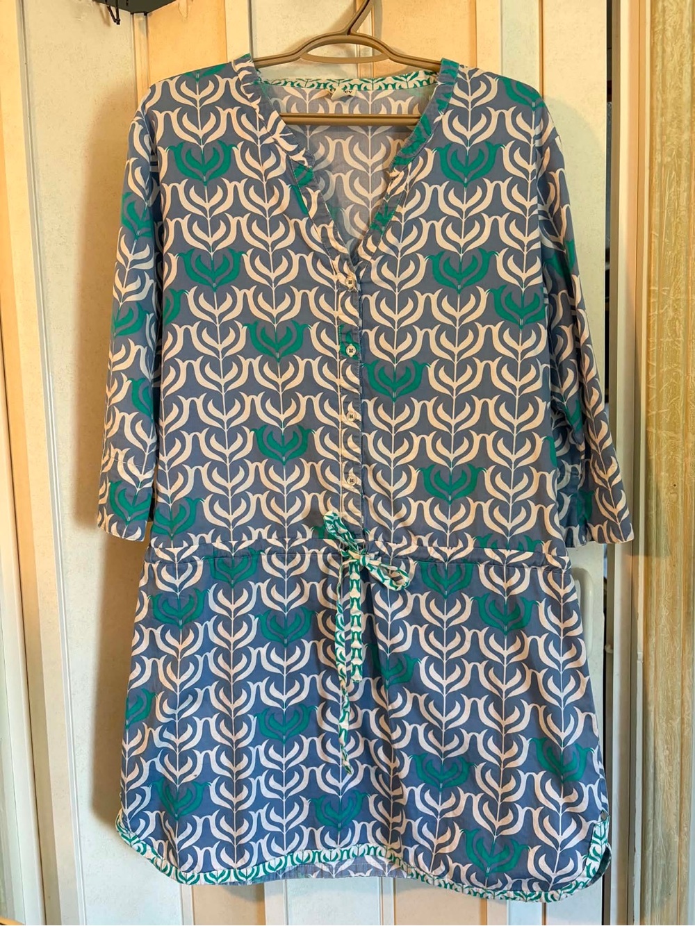 Hatley Blue and Teal Patterned Tunic